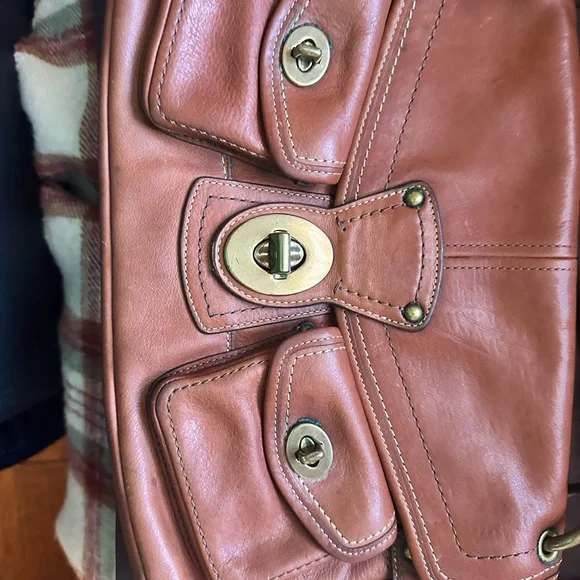 Coach shoulder bag pure leather - Picture 13 of 15